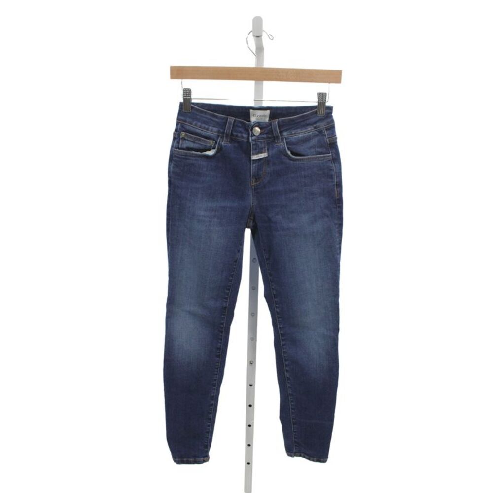 Closed Womens Ankle Jeans Blue Mid Rise Button Size 25